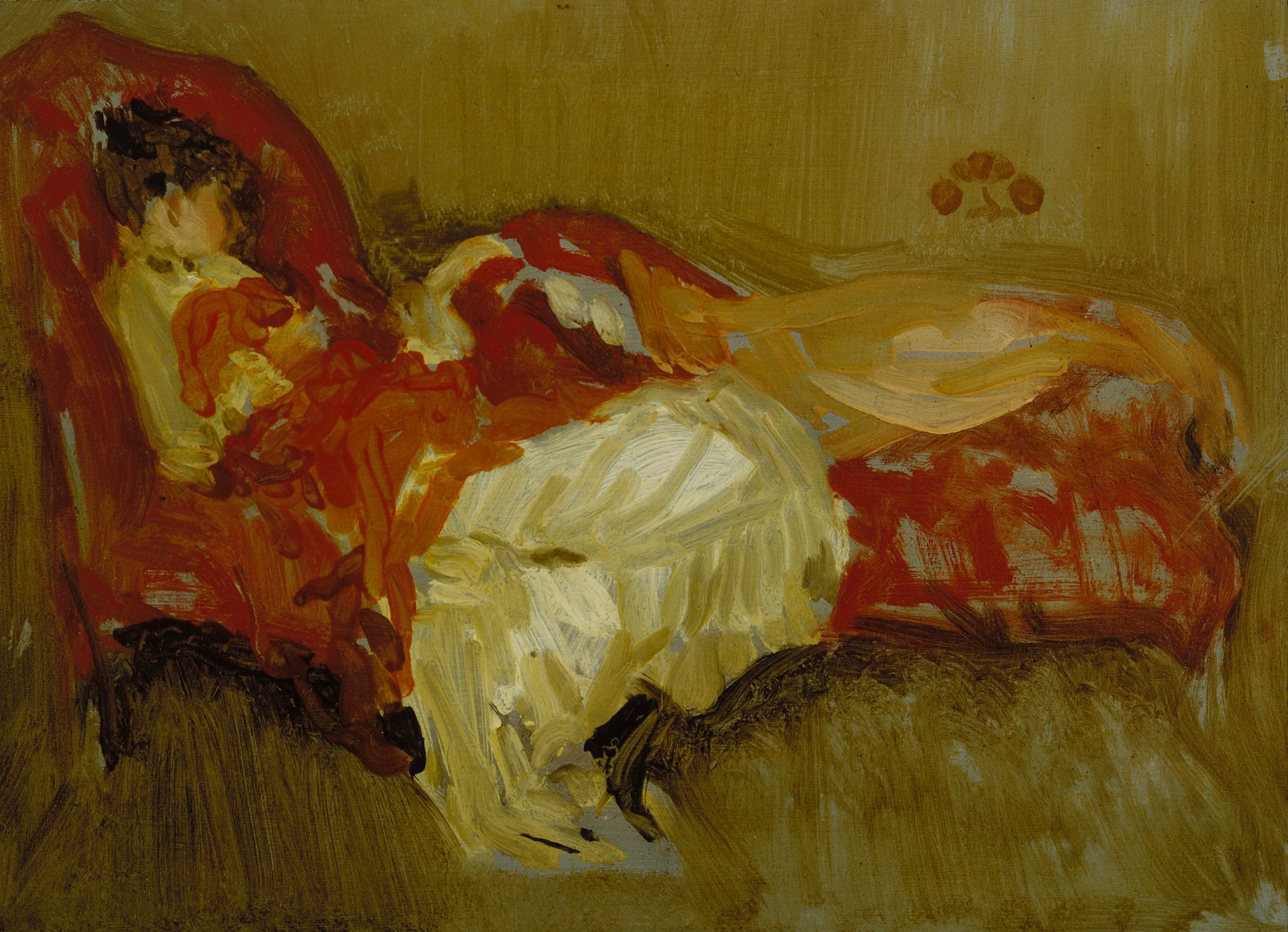 James Abbott McNeill Whistler, Note in Red: The Siesta, before 1884. Daniel J. Terra Collection. Terra Foundation for American Art, Chicago / Art Resource, NY.